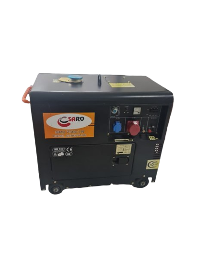 Dizel generatoru qapalı (kabinli), 3faz, 5,5-6kva, açarlı